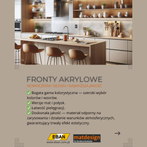 Fronty akrylowe Matdesign